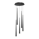 Modern Forms - Cascade LED Multi-Light Pendant, 5-Light - PD-41805R-BK | Montreal Lighting & Hardware