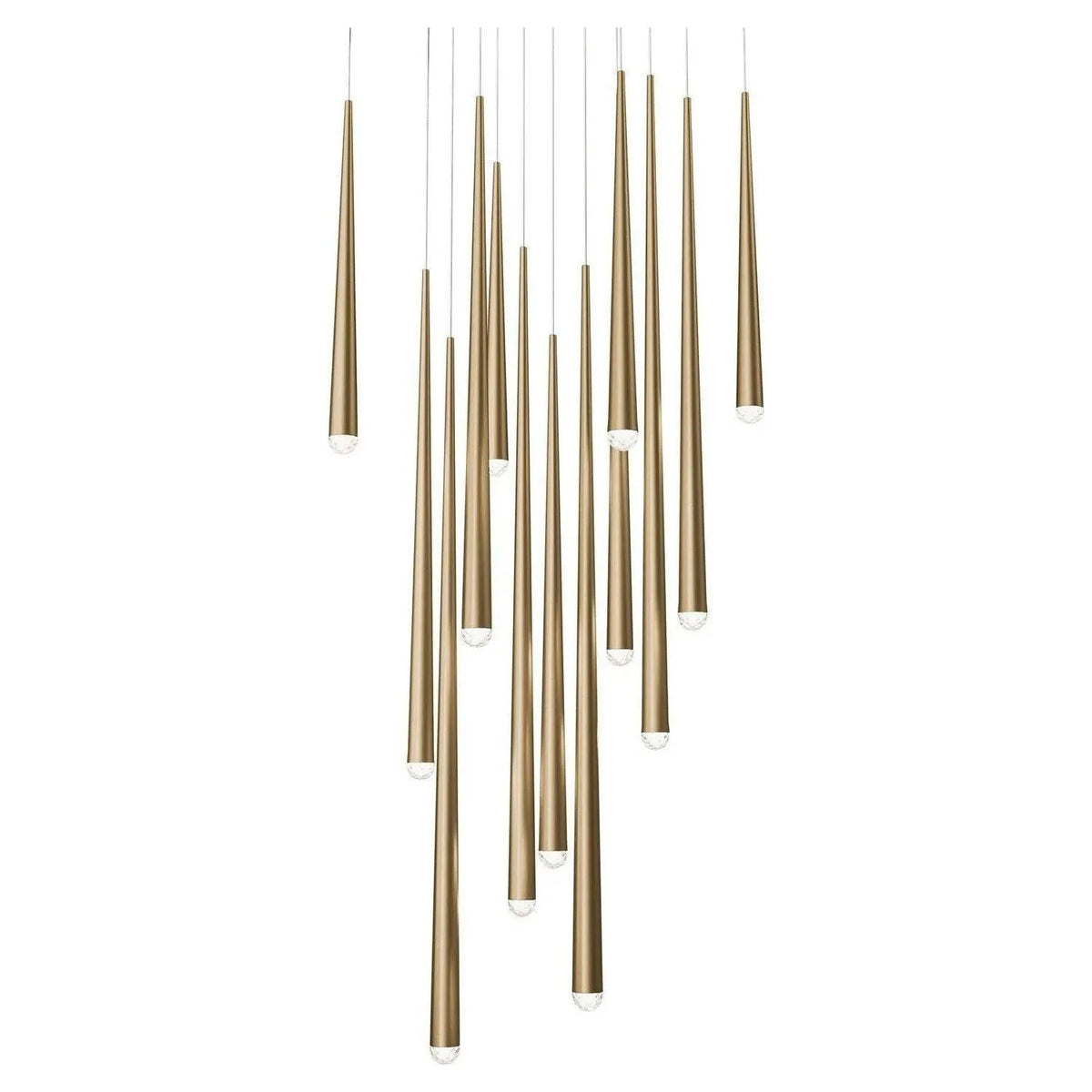 Modern Forms - Cascade LED Multi Light Pendant - PD-41713S-AB | Montreal Lighting & Hardware