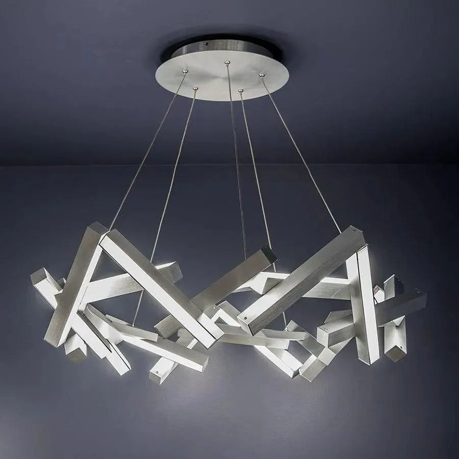Modern Forms - Chaos LED Chandelier - PD-64834-AL | Montreal Lighting & Hardware