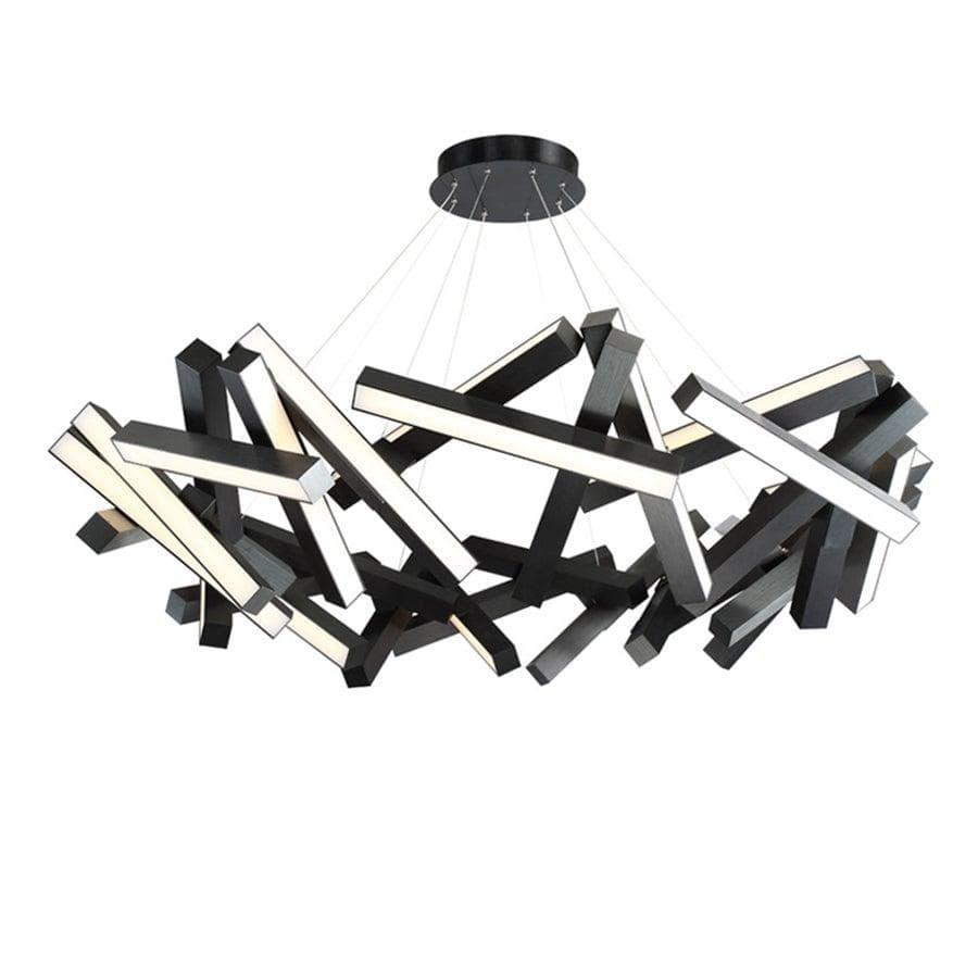 Modern Forms - Chaos LED Chandelier - PD-64861-BK | Montreal Lighting & Hardware