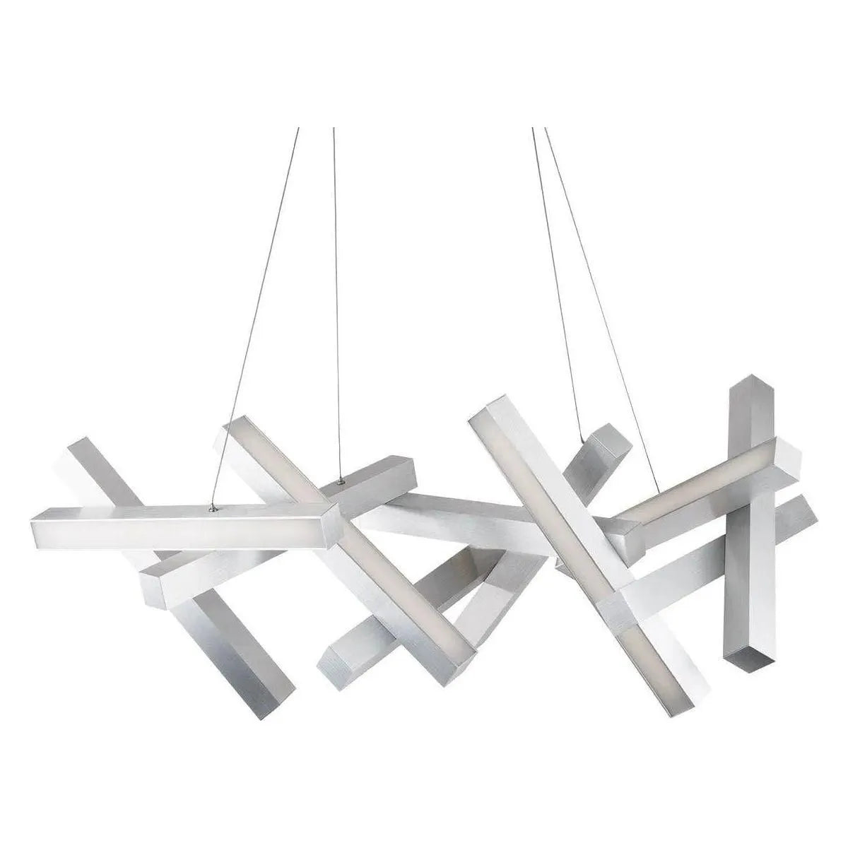Modern Forms - Chaos LED Linear Pendant - PD-64848-AL | Montreal Lighting & Hardware
