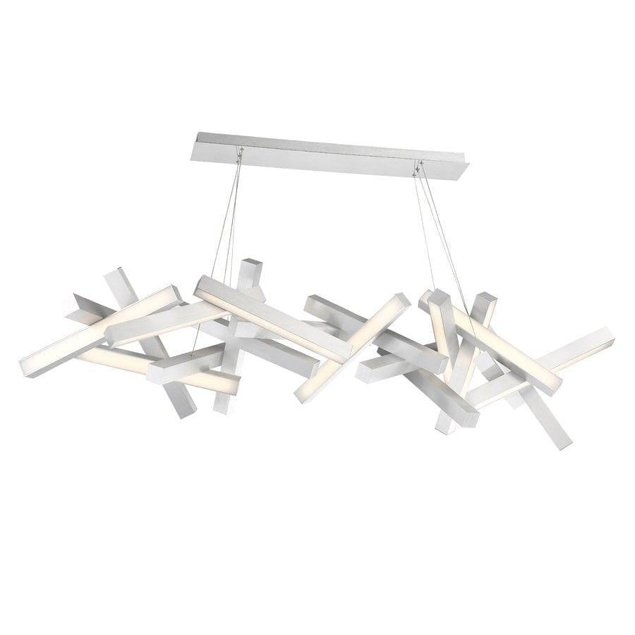 Modern Forms - Chaos LED Linear Pendant - PD-64872-AL | Montreal Lighting & Hardware