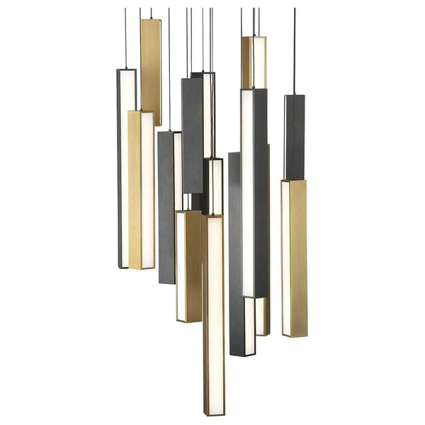 Chaos LED Multi-Light Pendant, 15-Light
