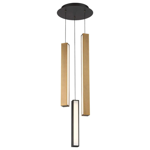 Chaos DEL Suspendu multi-luminaire, 3 lumières