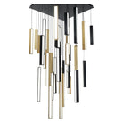 Modern Forms - Chaos LED Multi Light Pendant - PD-64841S-BK/AB-BK | Montreal Lighting & Hardware