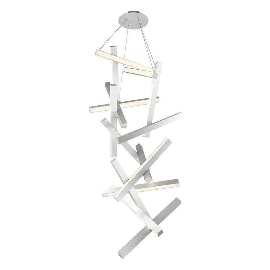 Modern Forms - Chaos LED Vertical Chandelier - PD-64875-AL | Montreal Lighting & Hardware