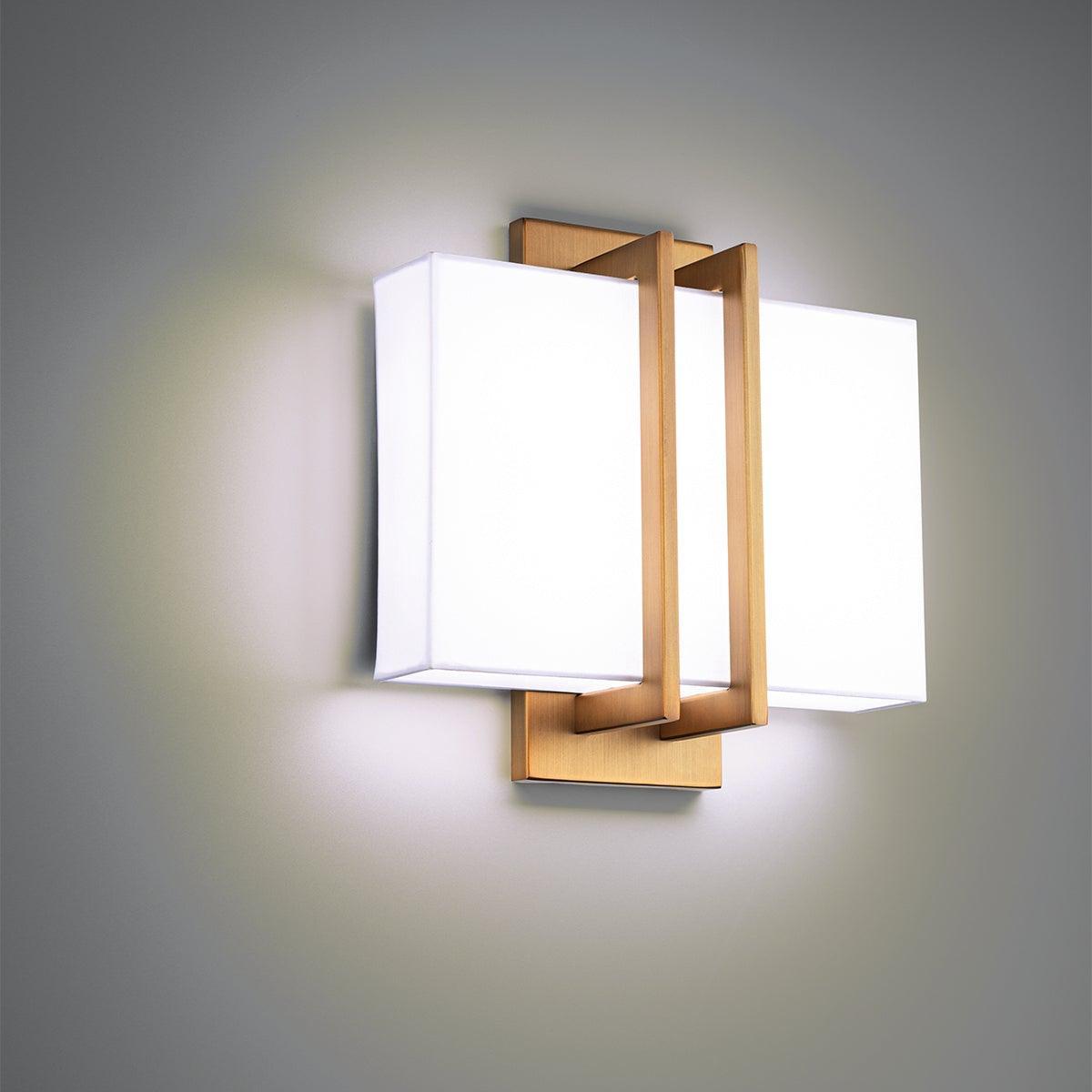 Modern Forms - Downton LED Wall Light - WS-26111-27-AB | Montreal Lighting & Hardware