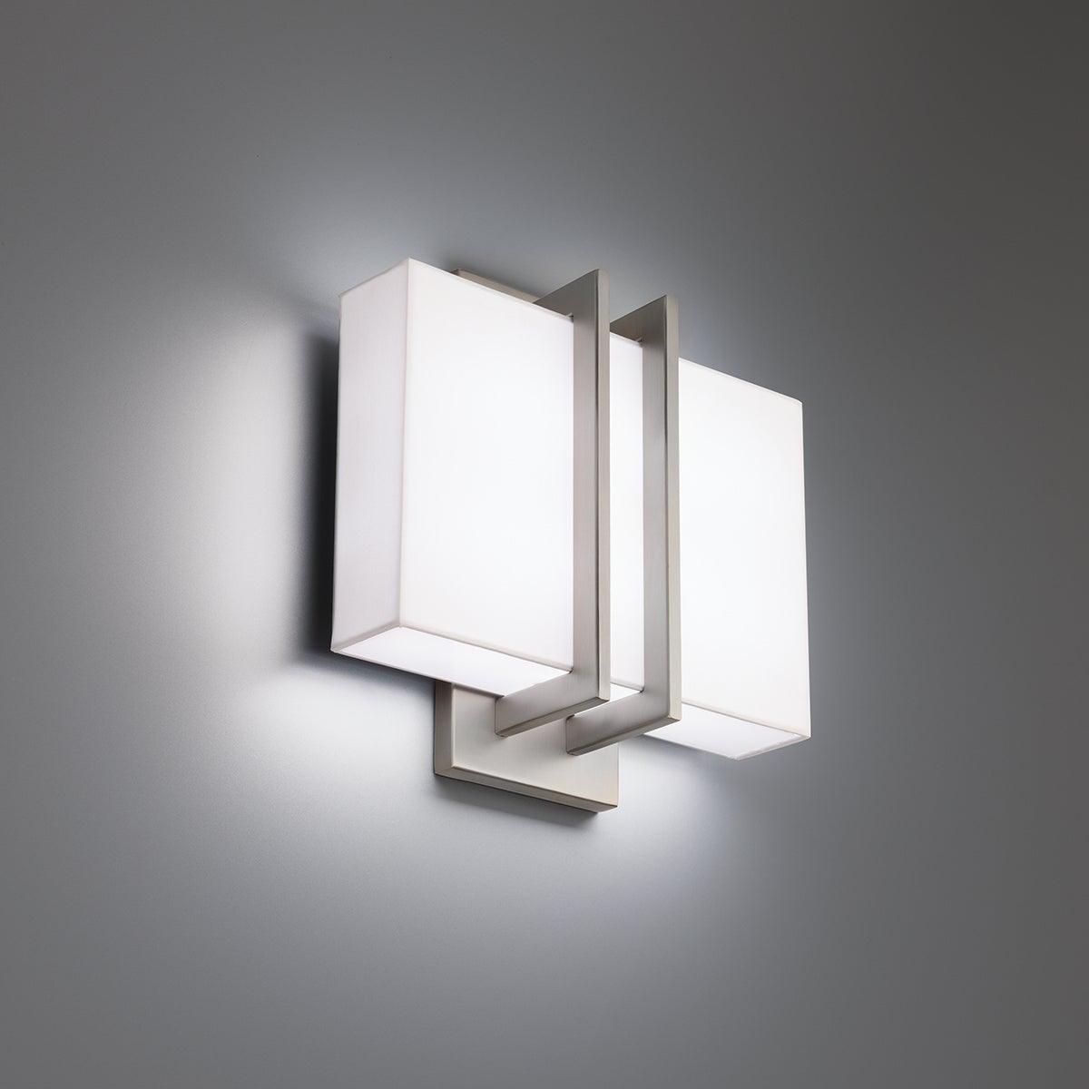 Modern Forms - Downton LED Wall Light - WS-26111-27-BN | Montreal Lighting & Hardware