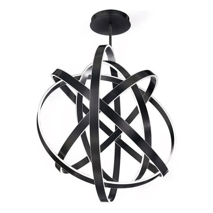 Modern Forms - Kinetic LED Chandelier - PD-61738-BK | Montreal Lighting & Hardware