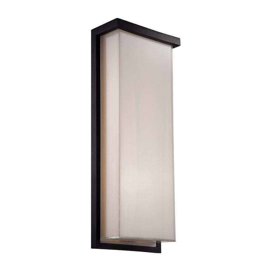 Modern Forms - Ledge LED Outdoor Wall Mount - WS-W1420-BK | Montreal Lighting & Hardware