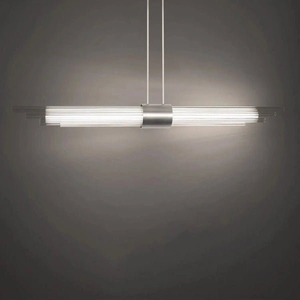Luzerne LED linéaire Suspension Par Modern Forms | Modèle de salle d'exposition