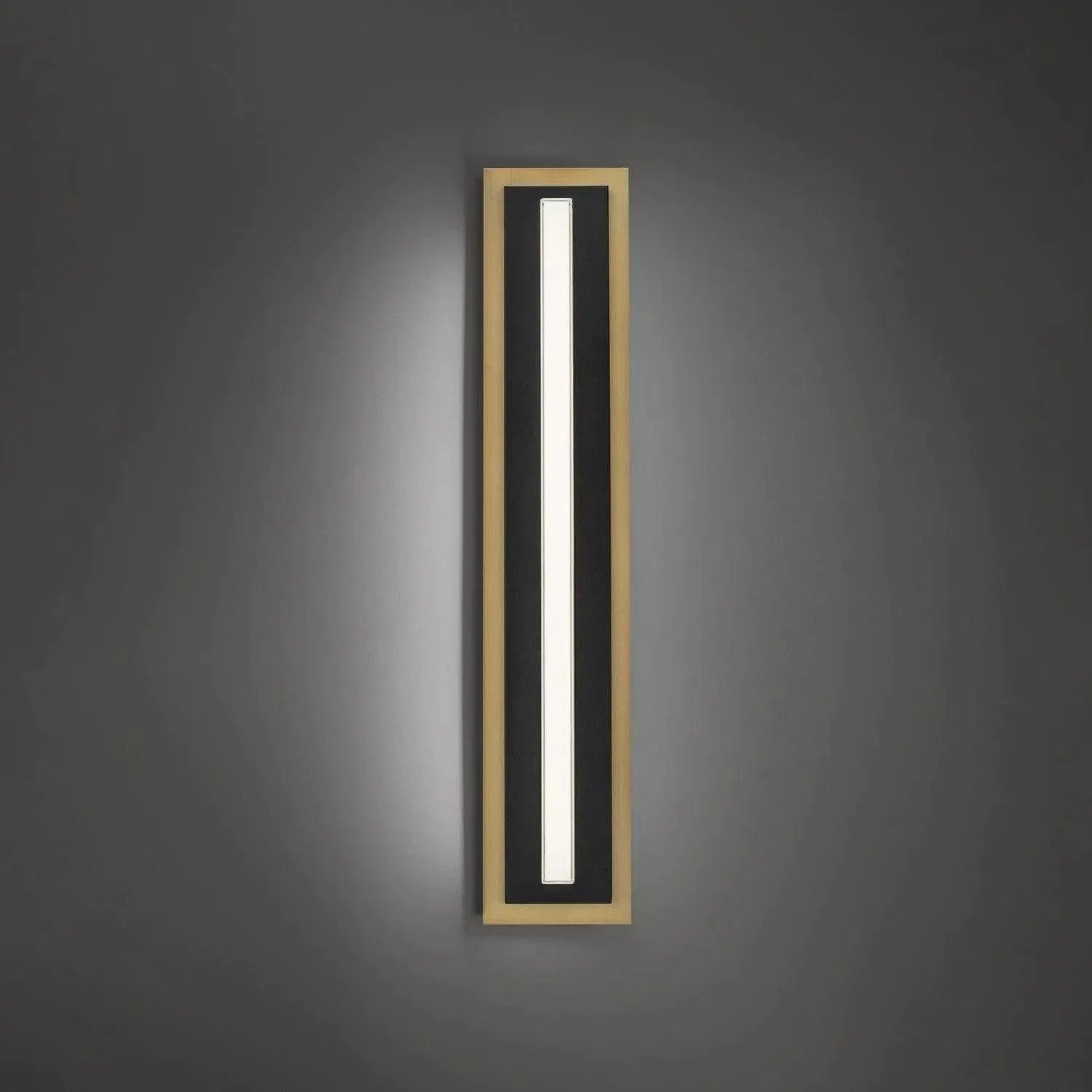 Modern Forms - Lyrikal LED Wall Sconce - WS-10427-30-BK/AB | Montreal Lighting & Hardware