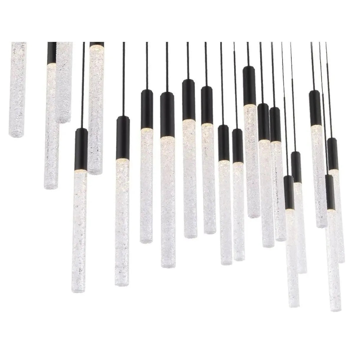 Modern Forms - Magic LED Linear Pendant, 23-Light - PD-35623L-BK | Montreal Lighting & Hardware