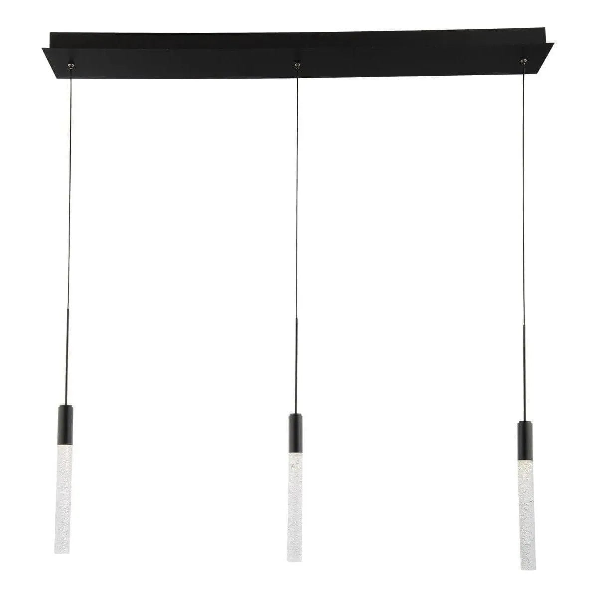 Modern Forms - Magic LED Linear Pendant, 3-Light - PD-35603L-BK | Montreal Lighting & Hardware