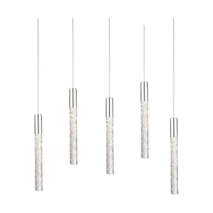 Modern Forms - Magic LED Linear Pendant, 5-Light - PD-35605L-PN | Montreal Lighting & Hardware