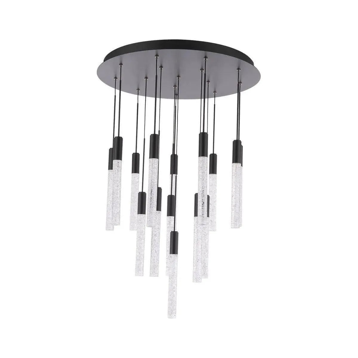 Modern Forms - Magic LED Multi-Light Pendant, 15-Light - PD-35615-BK | Montreal Lighting & Hardware