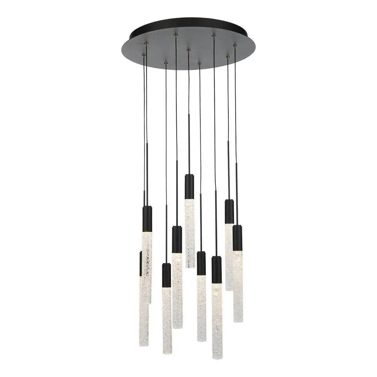 Modern Forms - Magic LED Multi-Light Pendant, 9-Light - PD-35609-BK | Montreal Lighting & Hardware