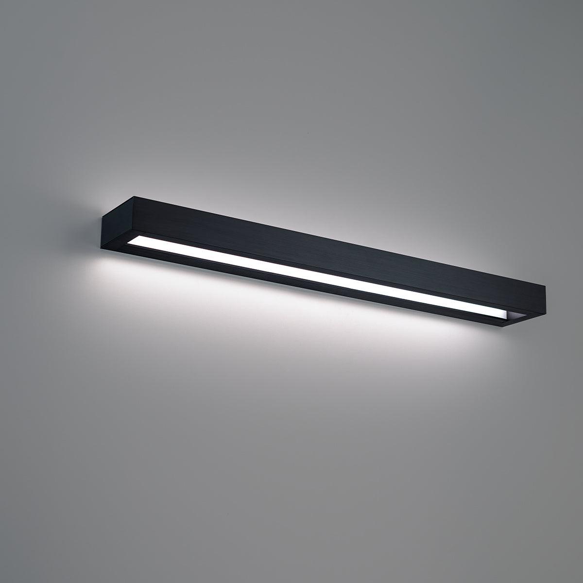 Modern Forms - Open Bar LED Bathroom Vanity - WS-52137-27-BK | Montreal Lighting & Hardware