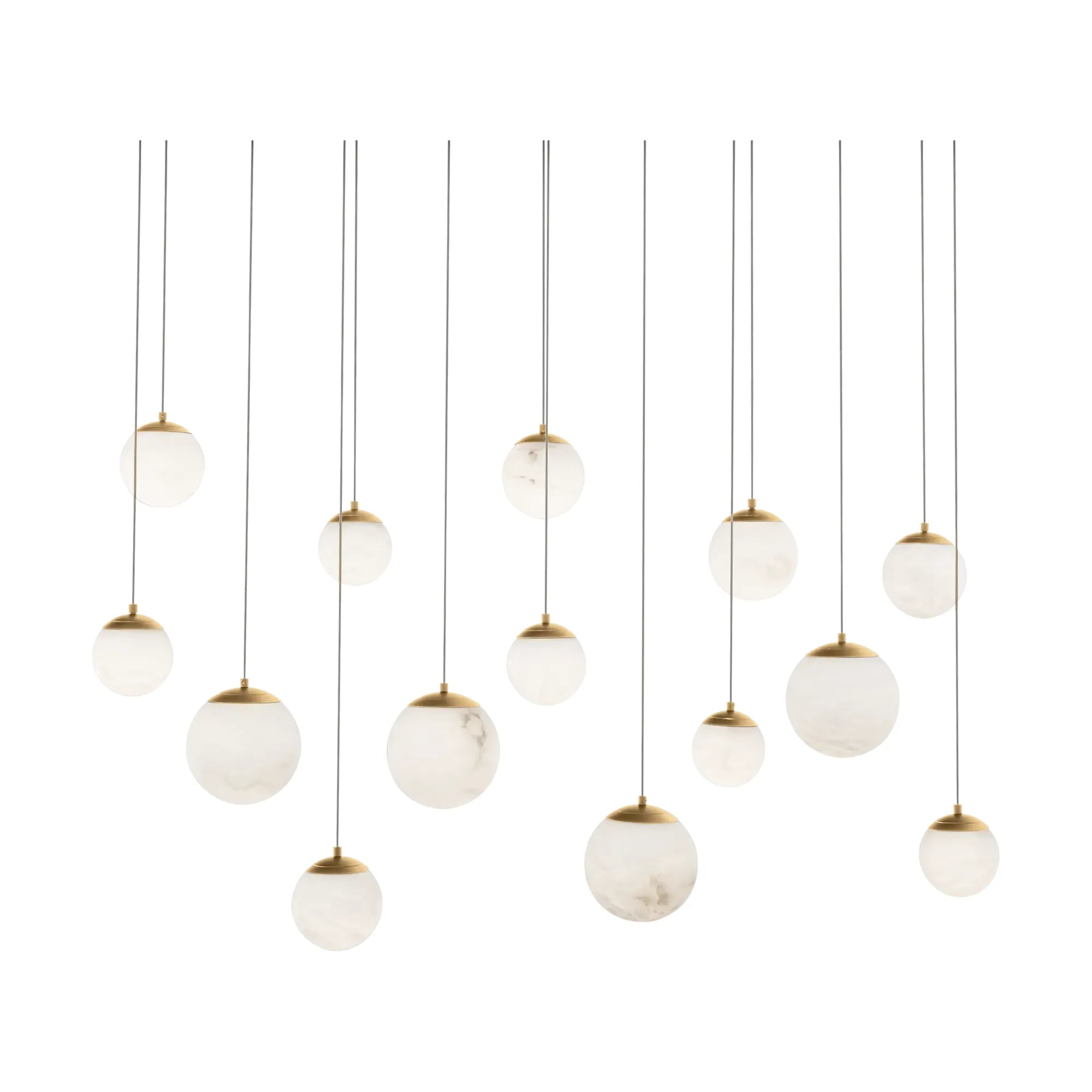 Modern Forms - Pisces LED Linear Pendant - PD-34414L-AB | Montreal Lighting & Hardware