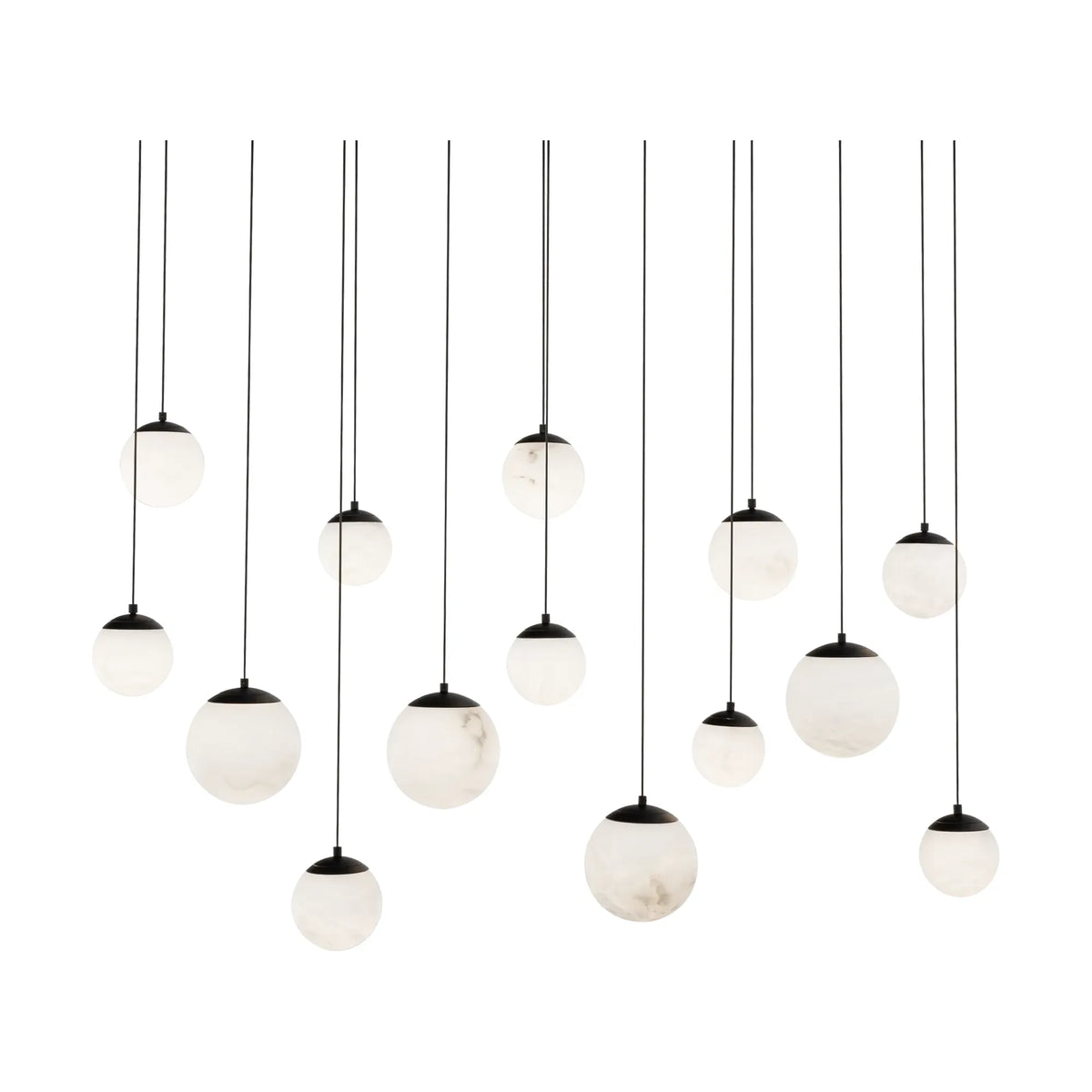 Modern Forms - Pisces LED Linear Pendant - PD-34414L-AB | Montreal Lighting & Hardware