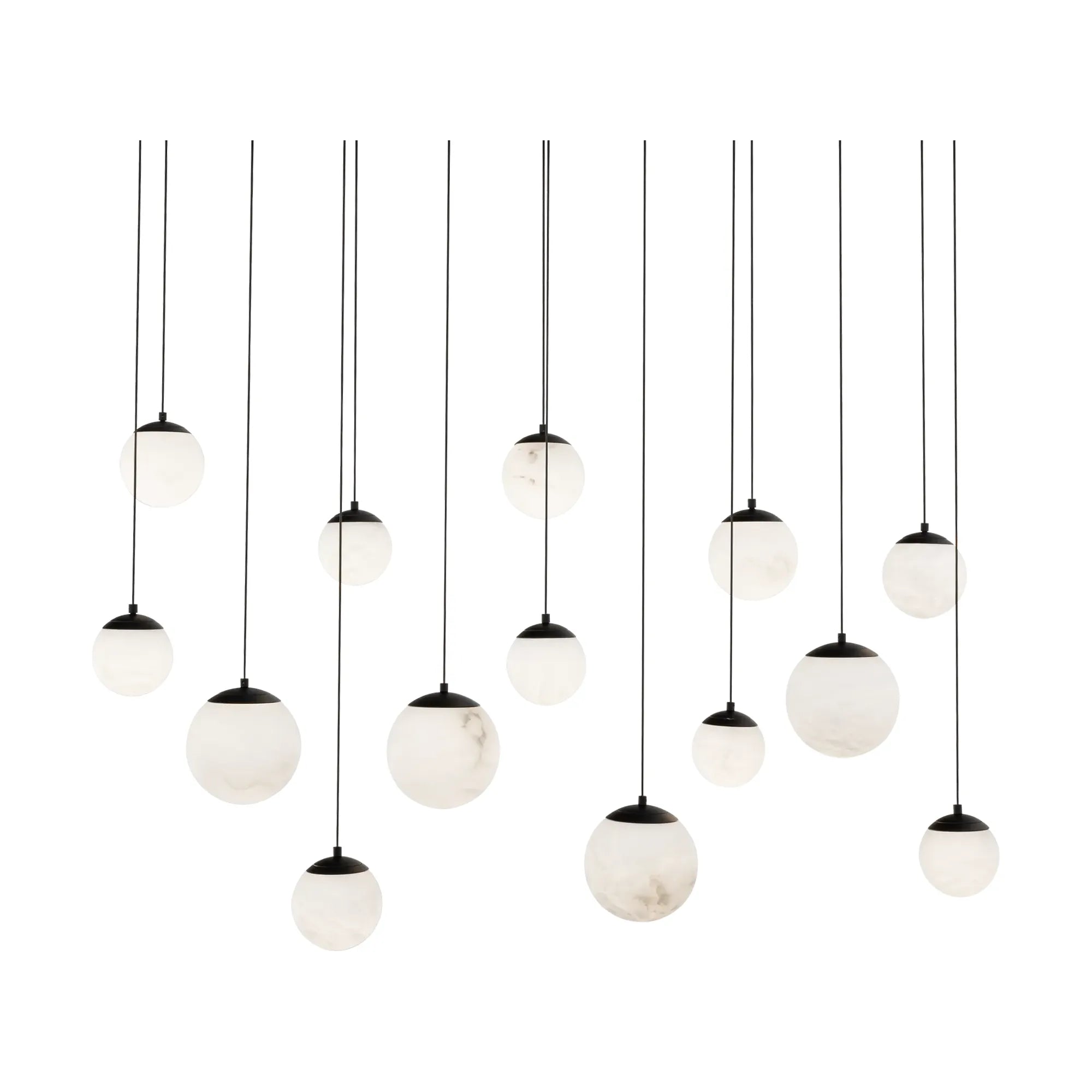 Modern Forms - Pisces LED Linear Pendant - PD-34414L-AB | Montreal Lighting & Hardware