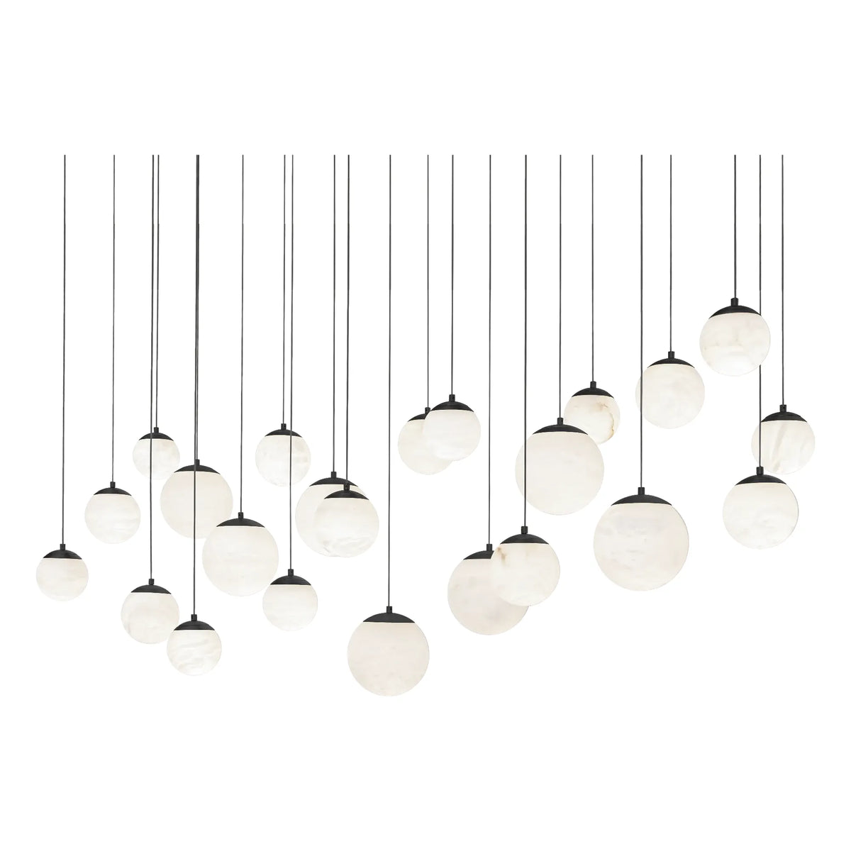 Modern Forms - Pisces LED Linear Pendant - PD-34414L-AB | Montreal Lighting & Hardware