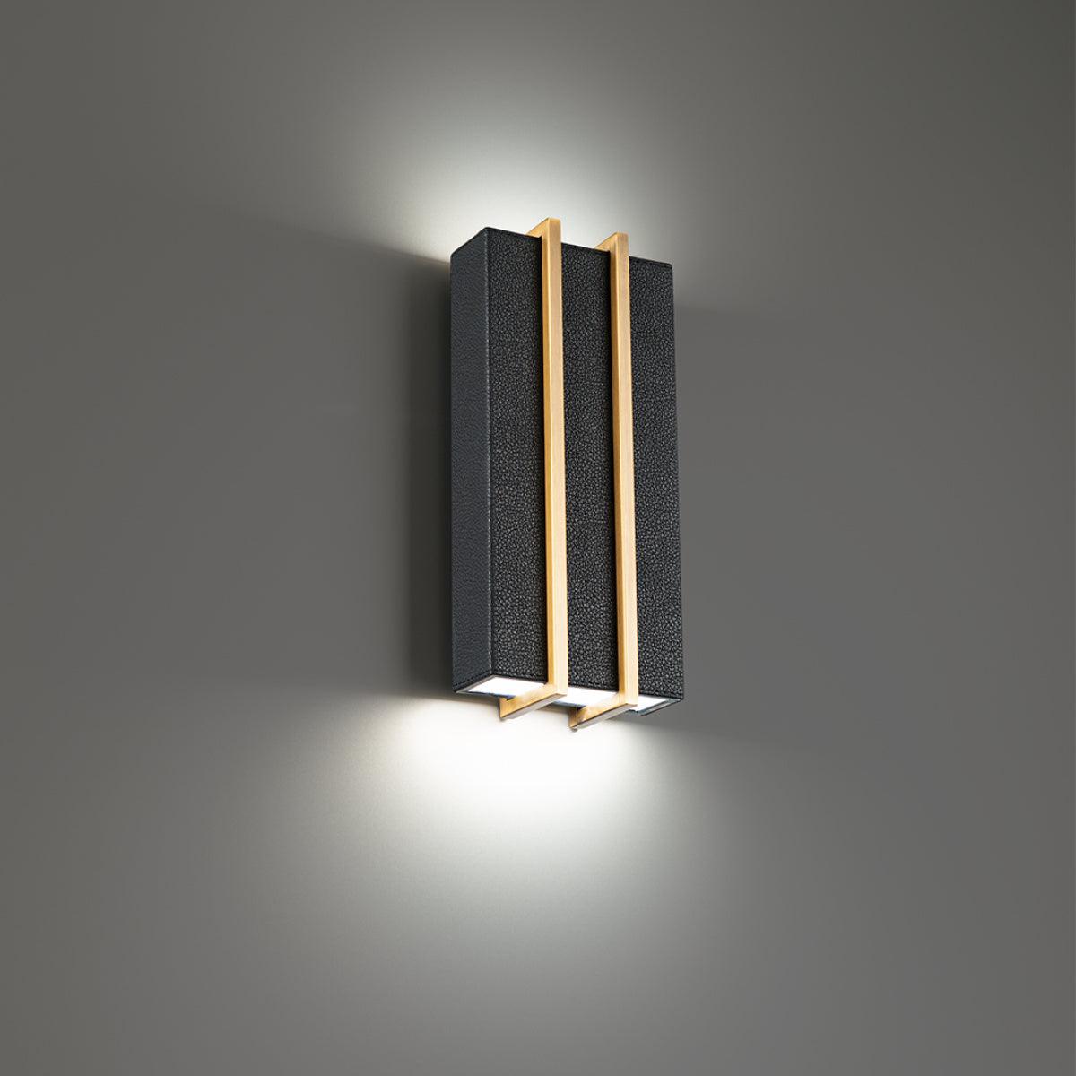 Modern Forms - Poet LED Wall Light - WS-36112-BK/AB | Montreal Lighting & Hardware