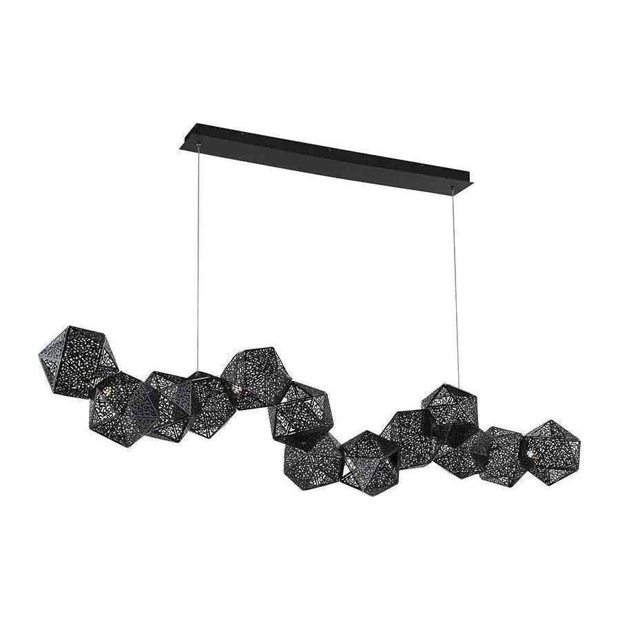 Modern Forms - Riddle LED Linear Pendant - PD-62864-BK | Montreal Lighting & Hardware