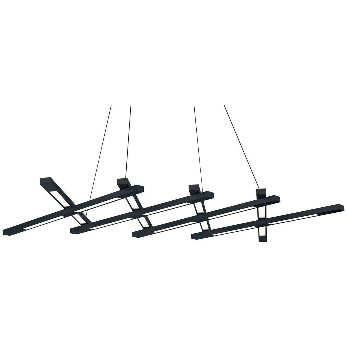 Modern Forms - Scissors LED Linear Pendant - PD-32880-BK | Montreal Lighting & Hardware