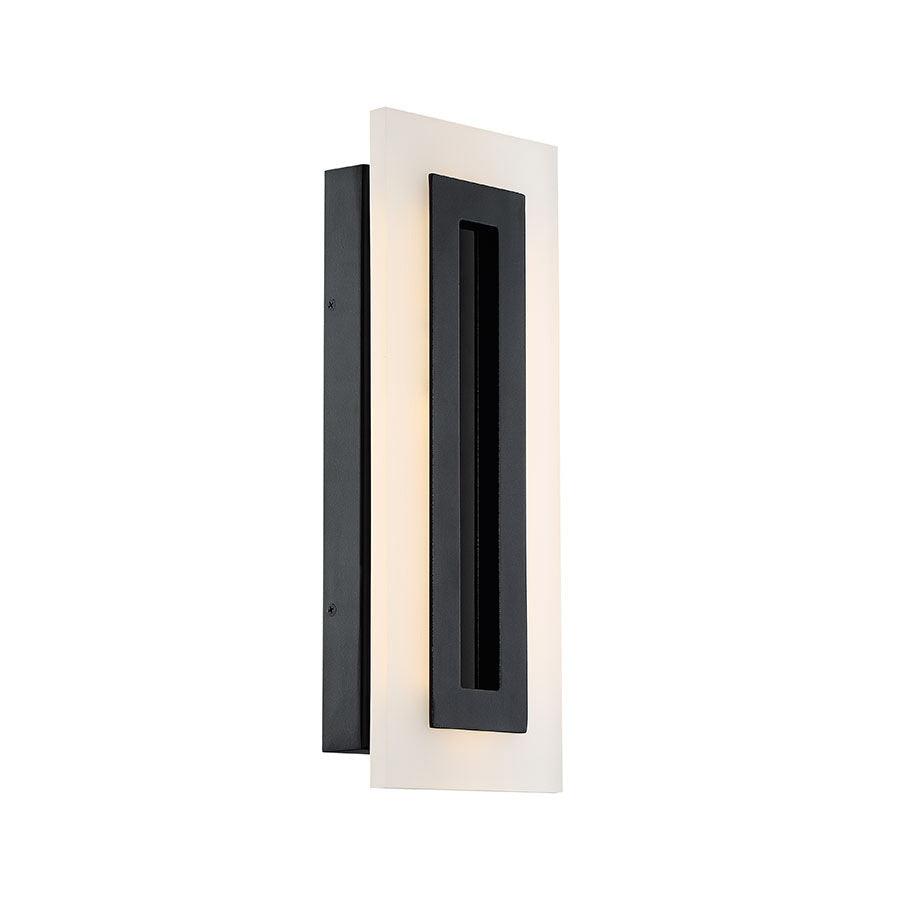 Modern Forms - Shadow LED Outdoor Wall Mount - WS-W46817-BK | Montreal Lighting & Hardware