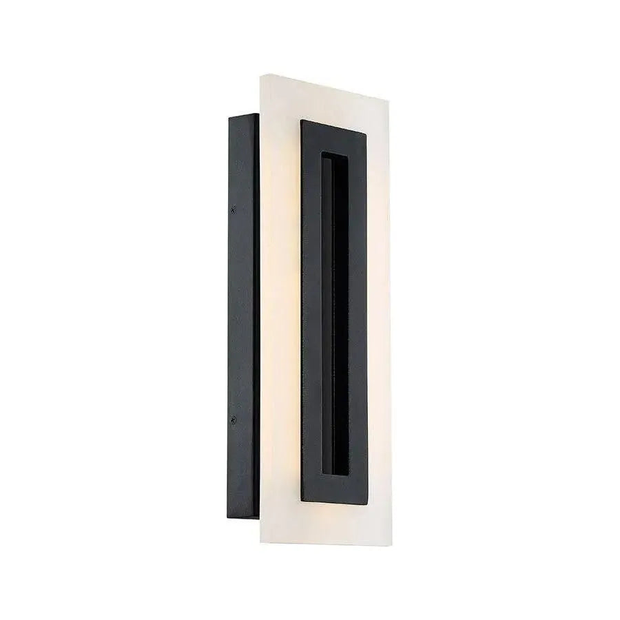 Modern Forms - Shadow LED Outdoor Wall Mount - WS-W46817-BK | Montreal Lighting & Hardware