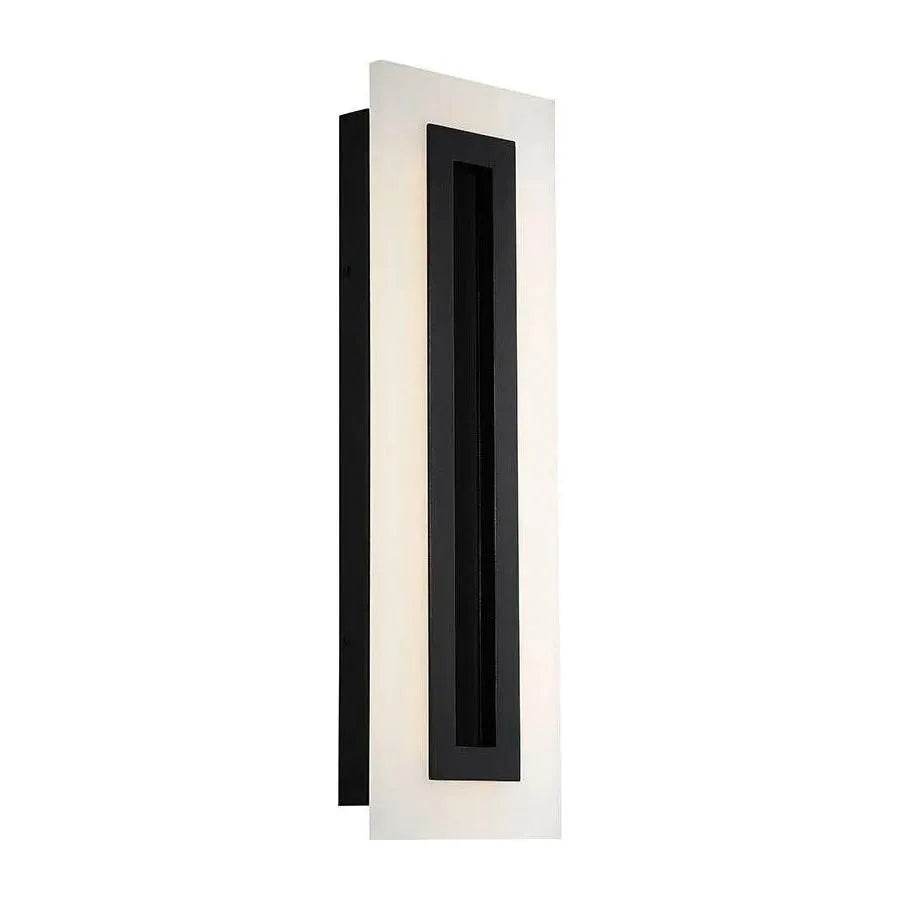 Modern Forms - Shadow LED Outdoor Wall Mount - WS-W46817-BK | Montreal Lighting & Hardware