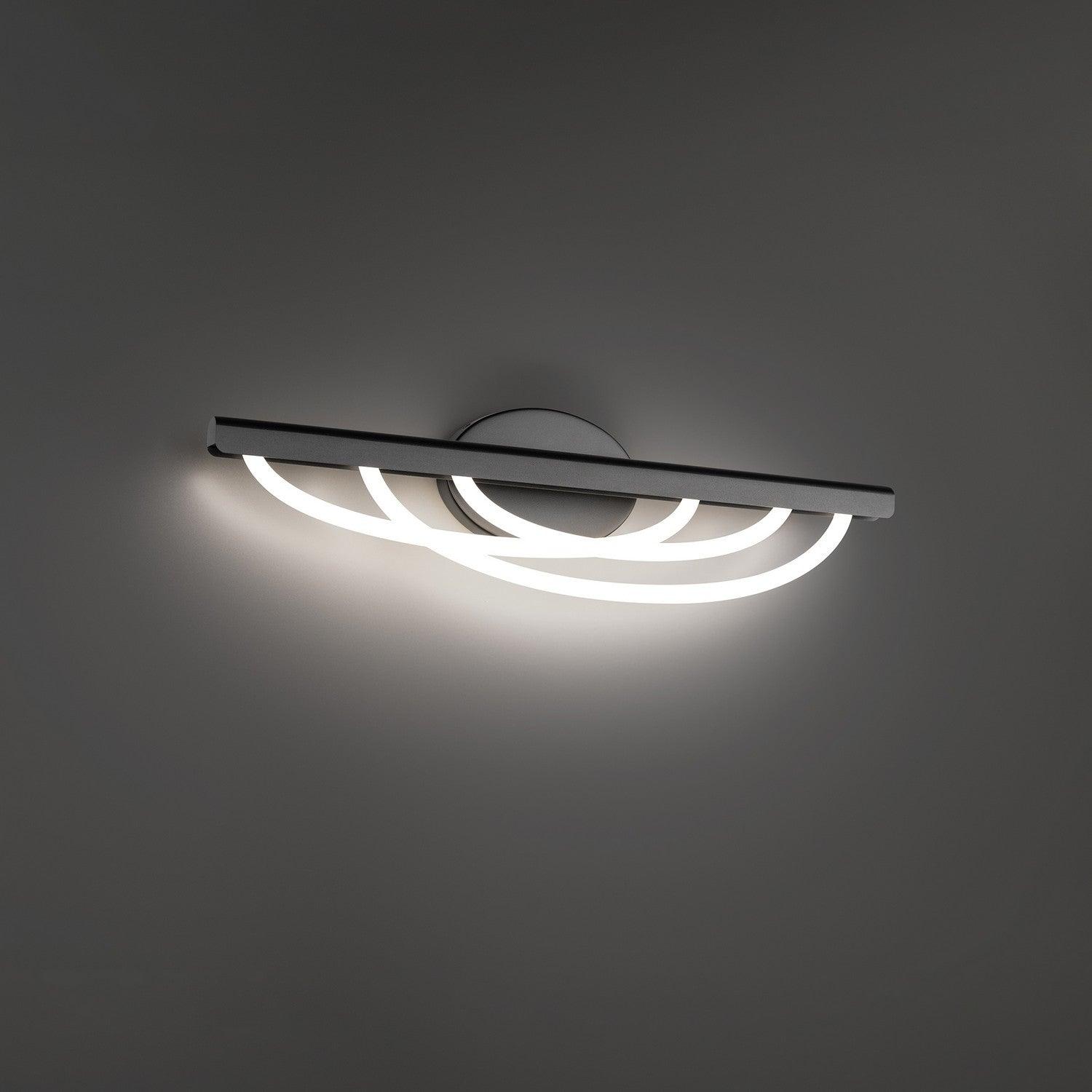 Modern Forms - Swoop LED Bath Vanity - WS-32424-BK | Montreal Lighting & Hardware