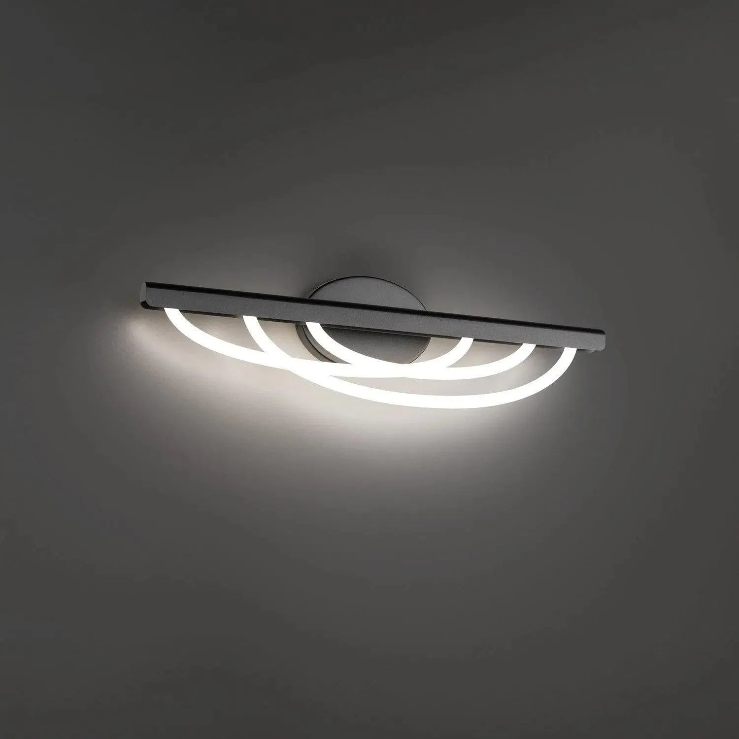 Modern Forms - Swoop LED Bath Vanity - WS-32424-BK | Montreal Lighting & Hardware