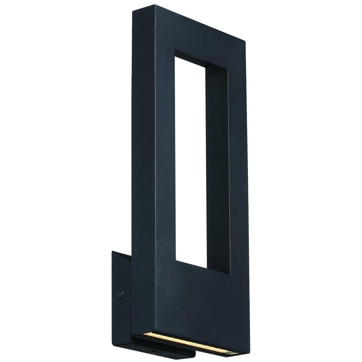 Modern Forms - Twilight LED Outdoor Wall Mount - WS-W5516-BK | Montreal Lighting & Hardware