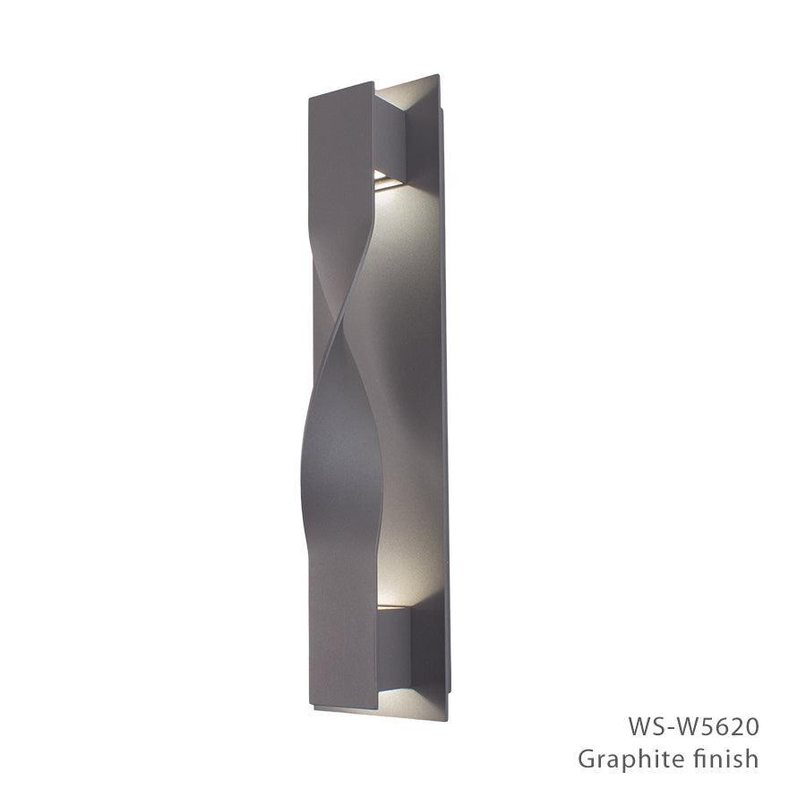 Modern Forms - Twist LED Outdoor Wall Mount - WS-W5620-GH | Montreal Lighting & Hardware
