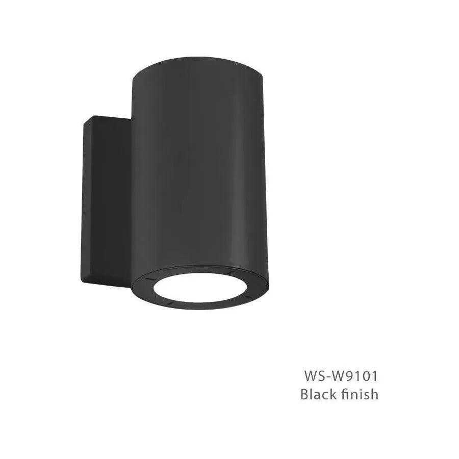 Modern Forms - Vessel LED Outdoor Wall Mount - WS-W9101-BK | Montreal Lighting & Hardware