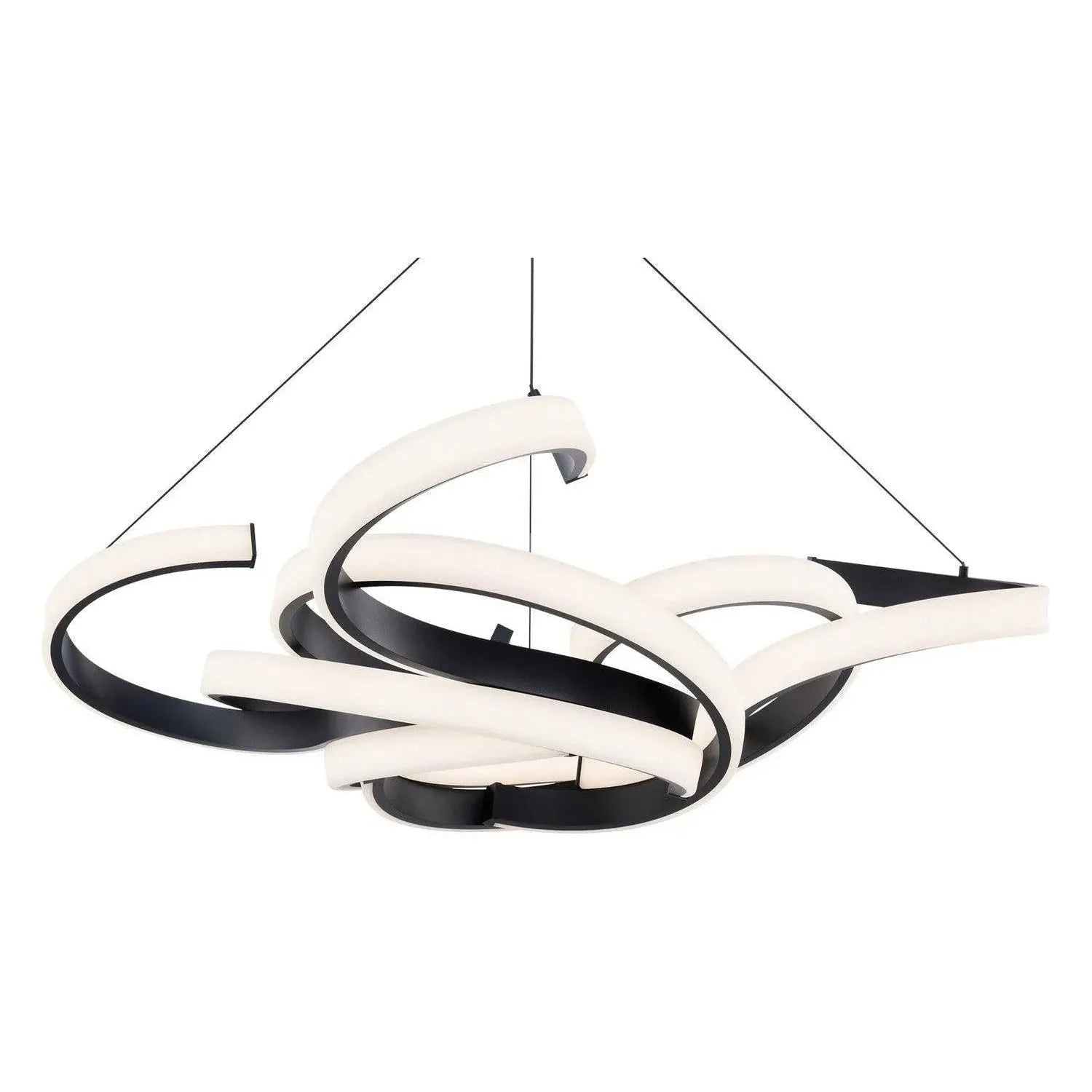 Modern Forms - Woven LED Chandelier - PD-22452-BK | Montreal Lighting & Hardware