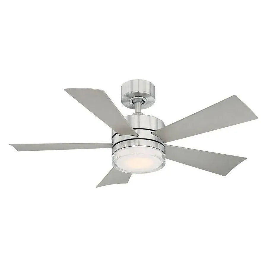 Modern Forms - Wynd Ceiling Fan - FR-W1801-42L-27-SS | Montreal Lighting & Hardware