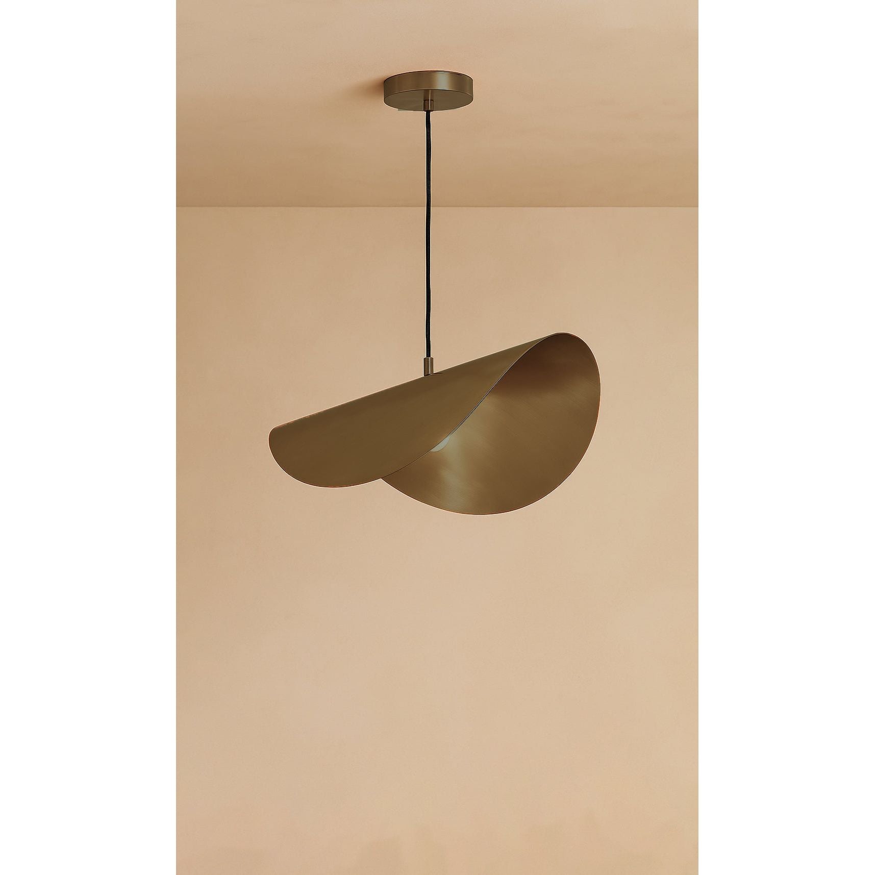Dounia Home - DH-MOJWAVSUS-SM-MGM - Moja Wave Suspension Pendant - Matte Gun Metal