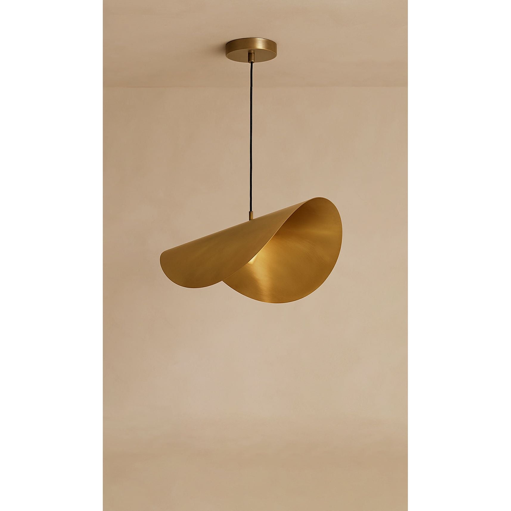 Dounia Home - DH-MOJWAVSUS-SM-PC - Moja Wave Suspension Pendant - Polished Copper