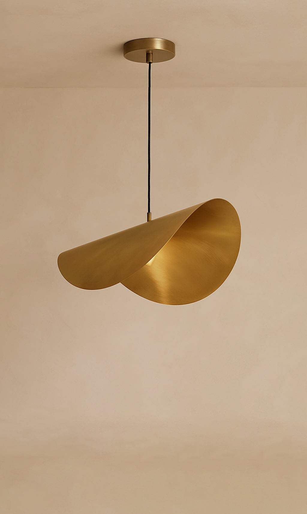 Dounia Home - DH-MOJWAVSUS-SM-PC - Moja Wave Suspension Pendant - Polished Copper