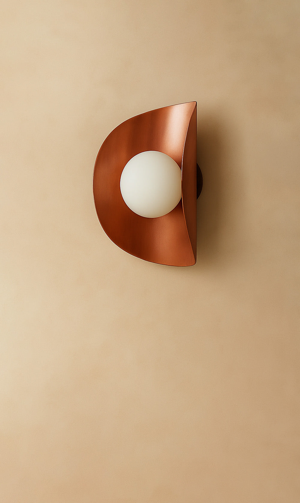 Dounia Home - DH-MOJWALSCO-SM-PC - Moja Wall Sconce - Polished Copper
