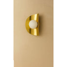 Dounia Home - DH-MOJWALSCO-SM-BRS - Moja Wall Sconce - Polished Brass
