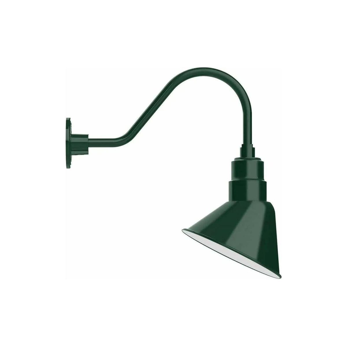 Montclair Light Works - Angle 10" Gooseneck Wall Light - GNA102-42 | Montreal Lighting & Hardware
