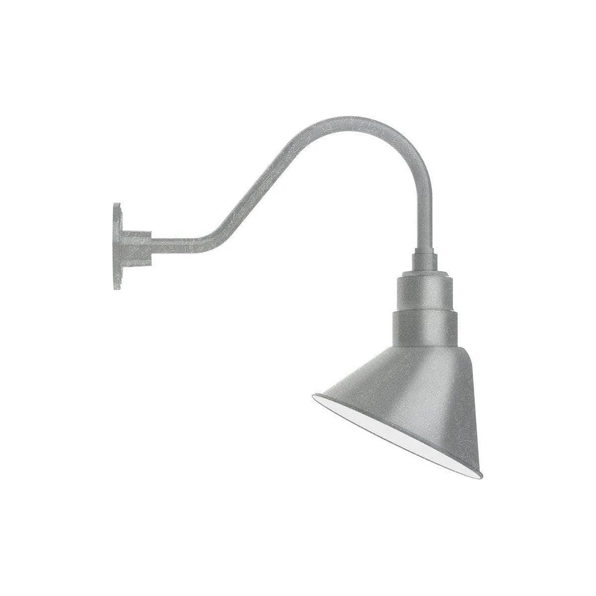 Montclair Light Works - Angle 10" Gooseneck Wall Light - GNA102-49 | Montreal Lighting & Hardware
