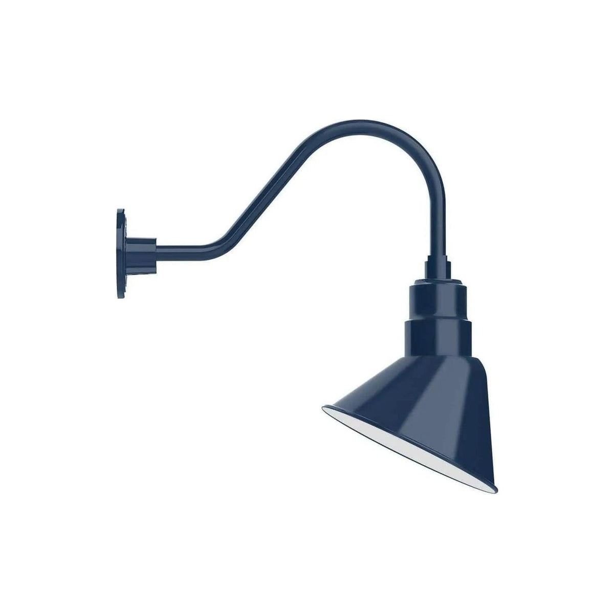 Montclair Light Works - Angle 10" Gooseneck Wall Light - GNA102-50 | Montreal Lighting & Hardware