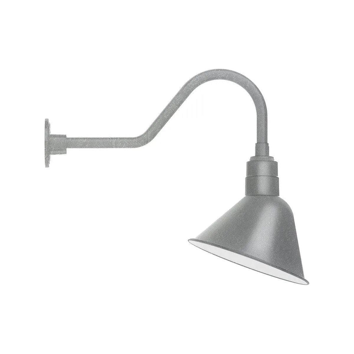 Montclair Light Works - Angle 12" Gooseneck Wall Light - GNB103-49 | Montreal Lighting & Hardware