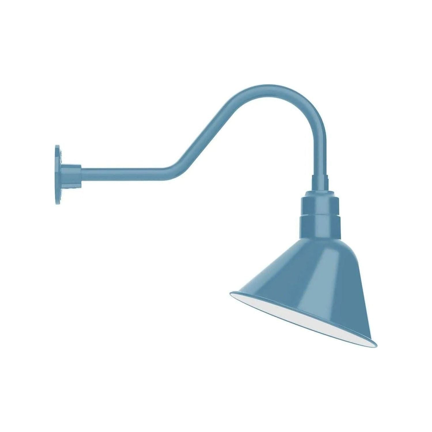 Montclair Light Works - Angle 12" Gooseneck Wall Light - GNB103-54 | Montreal Lighting & Hardware