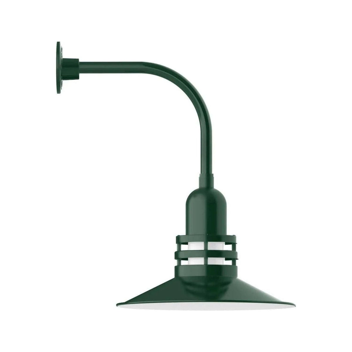 Montclair Light Works - Atomic 16" Curved Arm Wall Light - GNU149-42 | Montreal Lighting & Hardware